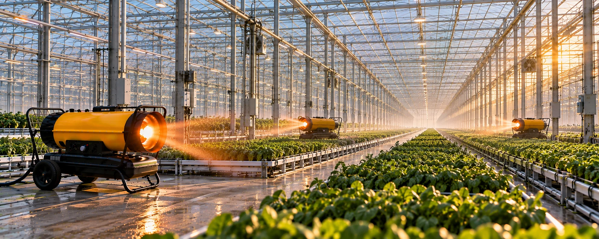 Sera içinde ısıtma cihazları; temsili tanıtım görseli
