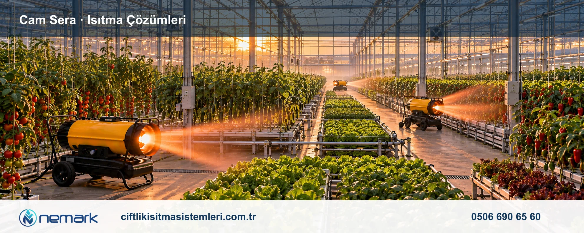 Cam Sera için Nemark ısıtma çözümleri