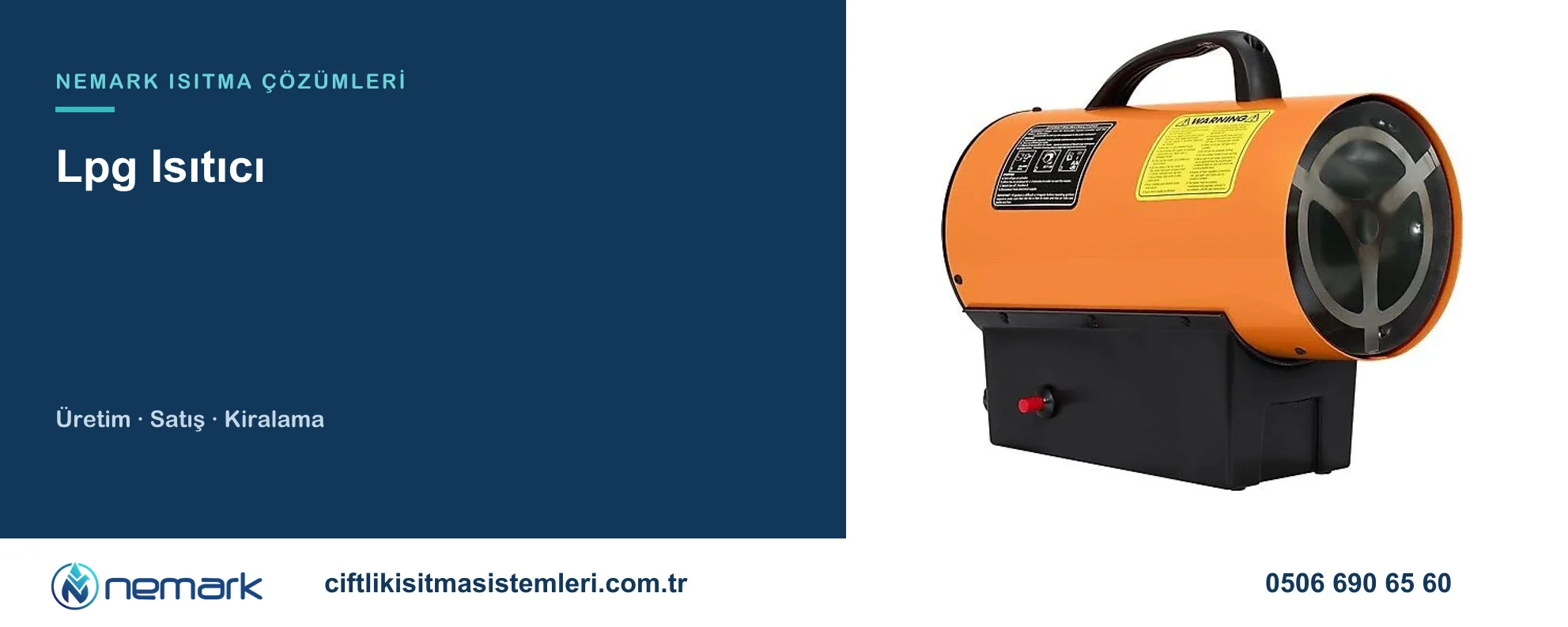 Lpg Isıtıcı için Nemark ısıtma çözümleri